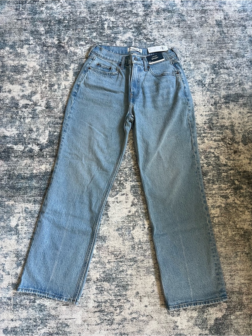 Abercrombie & Fitch Light Blue Straight Jeans